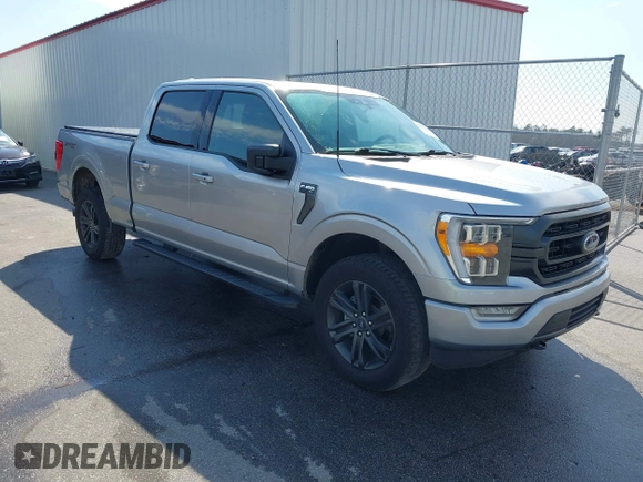 2021 Ford F-150 XL with VIN 1FTFW1E52MFC44822, listed as a IAAI auction lot 41657464 with 83,994 mi miles. Bid and sale history available at carsss.com. Image 1.