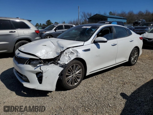 2016 Kia Optima SXL Turbo with VIN 5XXGV4L20GG065492, listed as a Copart auction lot 47194615 with 238,679 mi miles and Salvage title. Bid and sale history available at DreamBid. Image 1.