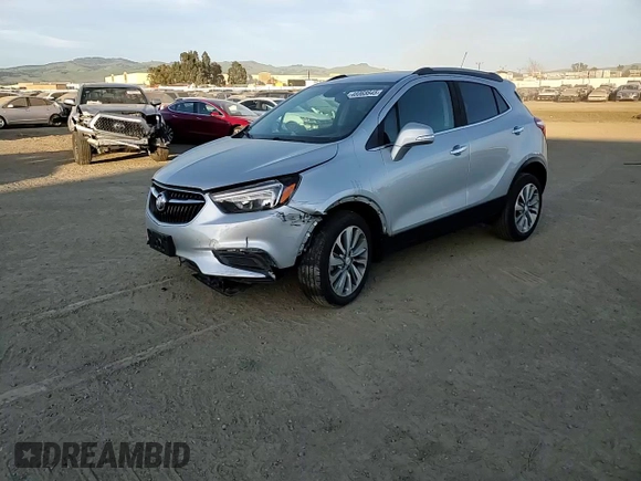 2018 Buick Encore Preferred with VIN KL4CJASB7JB656579, listed as a Copart auction lot 48068845 with 27,790 mi miles and Salvage Title. Bid and sale history available at carsss.com. Image 11.