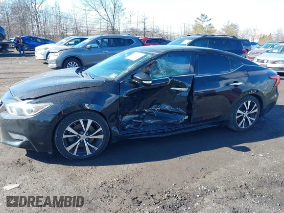 2017 Nissan Maxima SR with VIN 1N4AA6APXHC455227, listed as a IAAI auction lot 41697872 with 42,746 mi miles and . Bid and sale history available at DreamBid. Image 6.