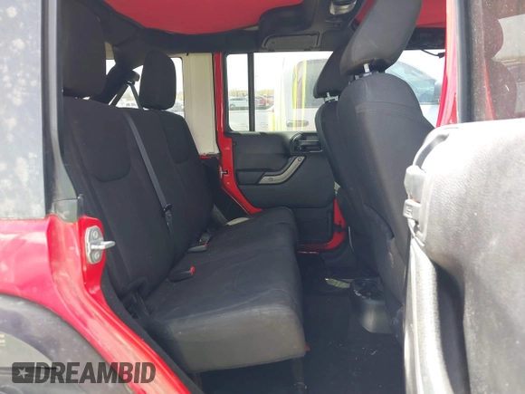 2015 Jeep Wrangler Unlimited Willys Wheeler with VIN 1C4BJWDG9FL750505, listed as a IAAI auction lot 41781762 with 139,000 mi miles and . Bid and sale history available at DreamBid. Image 8.