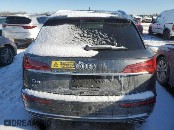 2021 Audi Q5 Premium Plus with VIN WA1E2AFY6M2049775, listed as a Copart auction lot 89149665 with 28,168 mi miles and Salvage Title. Bid and sale history available at carsss.com. Image 6.