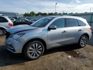 2016 Acura MDX Technology with VIN 5FRYD4H47GB062513, listed as a Copart auction lot 62311665 with 124,975 mi miles and Salvage title. Bid and sale history available at DreamBid. Image 1.