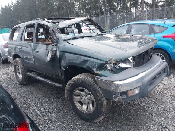 1999 Toyota 4Runner SR5 with VIN JT3HN86R7X0213373, listed as a IAAI auction lot 41328721 with 1 mi miles. Bid and sale history available at carsss.com. Image 1.