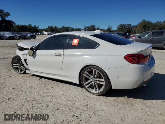 2019 BMW 4 Series 430i with VIN WBA4W3C57KAF92700, listed as a Copart auction lot 45311985 with 47,610 mi miles and Non Repairable. Bid and sale history available at carsss.com. Image 2.