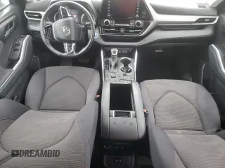 2021 Toyota Highlander Hybrid LE with VIN 5TDBBRCH1MS518064, listed as a Copart auction lot 50311555 with Not provided miles and Salvage title. Bid and sale history available at DreamBid. Image 8.