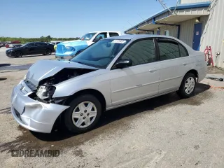 2003 Honda Civic LX with VIN 2HGES16593H543079, listed as a Copart auction lot 51772945 with 98,141 mi miles and Salvage Title. Bid and sale history available at carsss.com. Image 1.