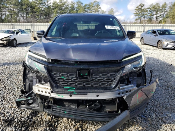 2019 Honda Passport EX-L with VIN 5FNYF7H5XKB001901, listed as a Copart auction lot 87186504 with 93,540 mi miles and Salvage Title. Bid and sale history available at carsss.com. Image 5.