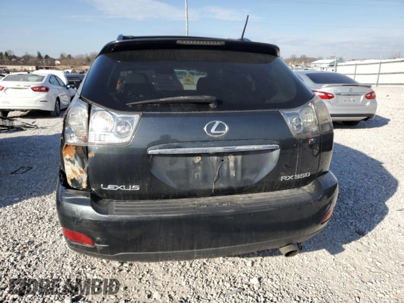 2007 Lexus RX 350 with VIN 2T2GK31U97C022375, listed as a Copart auction lot 46980105 with 352,278 mi miles and Salvage Title. Bid and sale history available at DreamBid. Image 6.