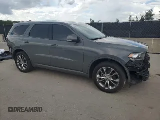 2020 Dodge Durango GT Plus with VIN 1C4RDHDG5LC301416, listed as a Copart auction lot 64785945 with 72,989 mi miles and Non repairable. Bid and sale history available at DreamBid. Image 4.