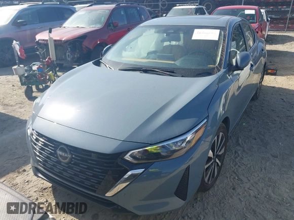 2024 Nissan Sentra SV with VIN 3N1AB8CV9RY308987, listed as a IAAI auction lot 42088526 with 9,778 mi miles and . Bid and sale history available at DreamBid. Image 12.