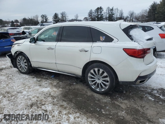 2018 Acura MDX Technology with VIN 5J8YD4H71JL013020, listed as a Copart auction lot 88978185 with 82,666 mi miles and Salvage title. Bid and sale history available at DreamBid. Image 2.