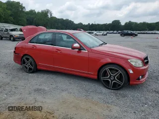 2008 Mercedes-Benz C 300 Sport with VIN WDDGF54X58F037691, listed as a Copart auction lot 58931555 with Not provided miles and Salvage title. Bid and sale history available at DreamBid. Image 4.