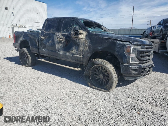 2020 Ford F-250 XL with VIN 1FT7W2BT5LEE60214, listed as a Copart auction lot 52217005 with Not provided miles and Salvage title. Bid and sale history available at DreamBid. Image 4.