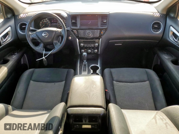 2017 Nissan Pathfinder SV z VIN 5N1DR2MN1HC679419, wystawiony jako Copart lot #58963105 z przebiegiem 132 164 mil mil oraz Czysty tytuł • Clean title. Historia ofert i sprzedaży dostępna na DreamBid. Obrazek 8.