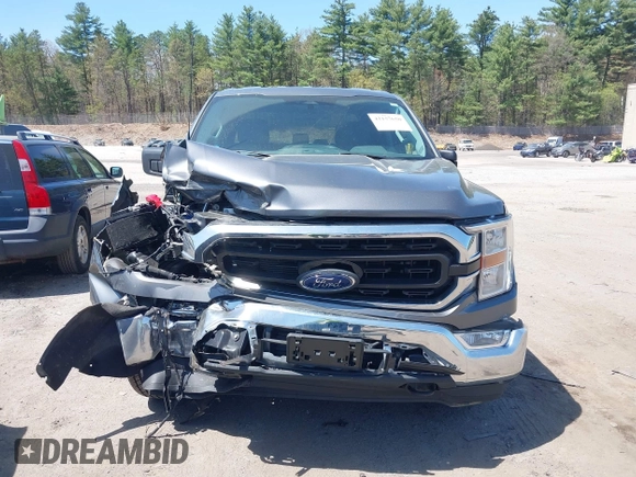 2022 Ford F-150 XL with VIN 1FTFW1E87NFB86556, listed as a IAAI auction lot 42157650 with 54,726 mi miles and . Bid and sale history available at DreamBid. Image 12.