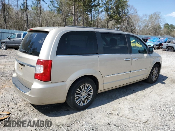 2013 Chrysler Town & Country Touring L with VIN 2C4RC1CG8DR646637, listed as a Copart auction lot 50576795 with 114,654 mi miles and Salvage Title. Bid and sale history available at DreamBid. Image 3.