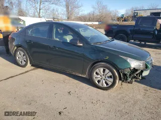 2014 Chevrolet Cruze LS with VIN 1G1PB5SHXE7343270, listed as a Copart auction lot 46643535 with 186,689 mi miles and Clean Title. Bid and sale history available at carsss.com. Image 4.