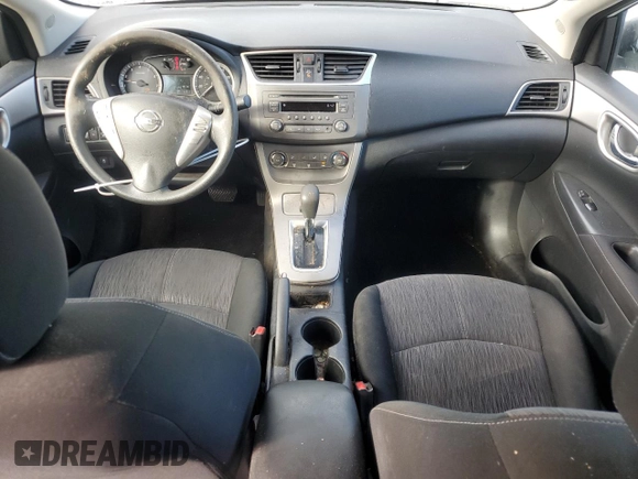 2014 Nissan Sentra SV with VIN 3N1AB7AP9EY334854, listed as a Copart auction lot 63111585 with 89,328 mi miles and Salvage title. Bid and sale history available at DreamBid. Image 8.