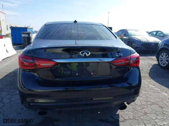 2020 Infiniti Q50 EDITION 30 with VIN JN1EV7AP7LM202166, listed as a IAAI auction lot 41636421 with 72,759 mi miles. Bid and sale history available at carsss.com. Image 16.