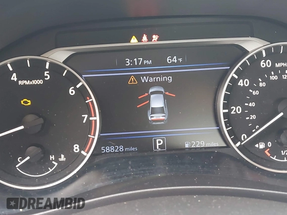 2019 Nissan Altima S with VIN 1N4BL4BV0KC254007, listed as a IAAI auction lot 41863675 with 58,828 mi miles and . Bid and sale history available at DreamBid. Image 15.