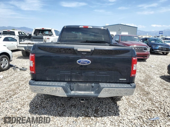 2018 Ford F-150 XL with VIN 1FTEX1EP1JKF38242, listed as a Copart auction lot 53517715 with 134,371 mi miles and Salvage title. Bid and sale history available at DreamBid. Image 6.