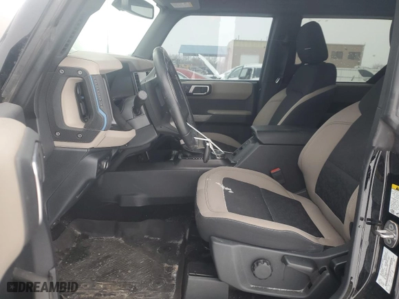 2022 Ford Bronco with VIN 1FMEE5DP9NLA78368, listed as a Copart auction lot 45686725 with 47,627 mi miles and Salvage Title. Bid and sale history available at carsss.com. Image 7.