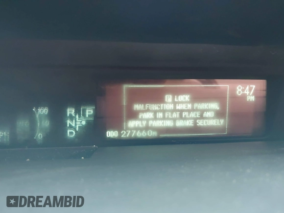 2010 Toyota Prius II with VIN JTDKN3DU7A0094498, listed as a IAAI auction lot 42071986 with 277,660 mi miles. Bid and sale history available at carsss.com. Image 7.