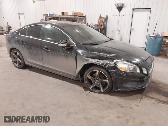 2012 Volvo S60 T6 with VIN YV1902FH7C2102334, listed as a IAAI auction lot 41469884 with 109,946 mi miles. Bid and sale history available at carsss.com. Image 1.