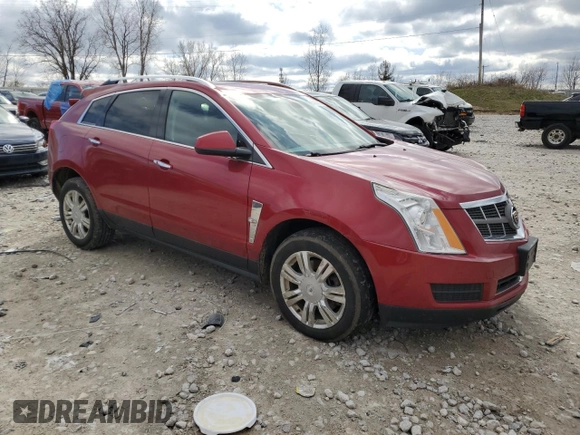 2012 Cadillac SRX Luxury Collection with VIN 3GYFNDE3XCS597753, listed as a Copart auction lot 51854555 with 183,777 mi miles and Clean Title. Bid and sale history available at carsss.com. Image 4.