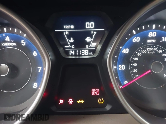 2016 Hyundai Elantra SE with VIN 5NPDH4AE5GH688876, listed as a IAAI auction lot 41545604 with 141,138 mi miles. Bid and sale history available at carsss.com. Image 7.
