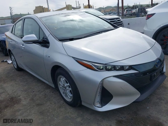 2020 Toyota Prius Prime LE with VIN JTDKARFP3L3148922, listed as a IAAI auction lot 41837323 with 38,326 mi miles. Bid and sale history available at carsss.com. Image 1.