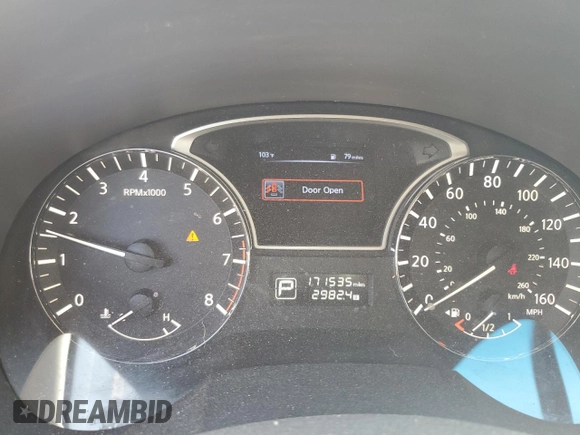 2015 Nissan Altima S with VIN 1N4AL3APXFN335776, listed as a Copart auction lot 54700805 with 171,535 mi miles and Salvage Title. Bid and sale history available at DreamBid. Image 9.