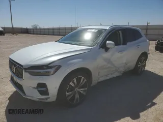 2022 Volvo XC60 Inscription with VIN YV4L12DL4N1041076, listed as a Copart auction lot 47240735 with 47,907 mi miles and Salvage Title. Bid and sale history available at carsss.com. Image 1.