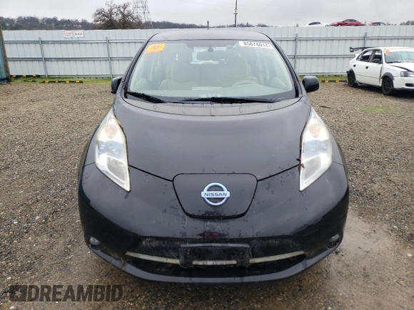 2011 Nissan LEAF SL-e with VIN JN1AZ0CP1BT004792, listed as a Copart auction lot 85678014 with 0 mi miles and Clean Title. Bid and sale history available at carsss.com. Image 5.