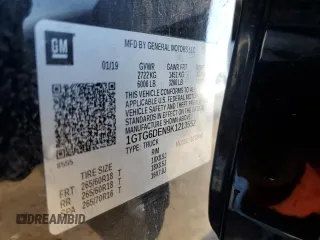 2019 GMC Canyon 4WD SLT with VIN 1GTG6DEN9K1213552, listed as a Copart auction lot 87034594 with 134,185 mi miles and Salvage Title. Bid and sale history available at carsss.com. Image 12.