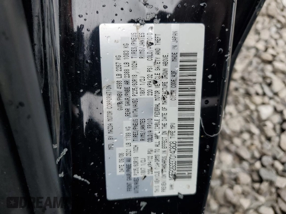 2007 Mazda CX-7 Touring z VIN JM3ER293370140808, wystawiony jako Copart lot #58067305 z przebiegiem 183 923 mil mil oraz Szkoda całkowita • Salvage title. Historia ofert i sprzedaży dostępna na DreamBid. Obrazek 13.