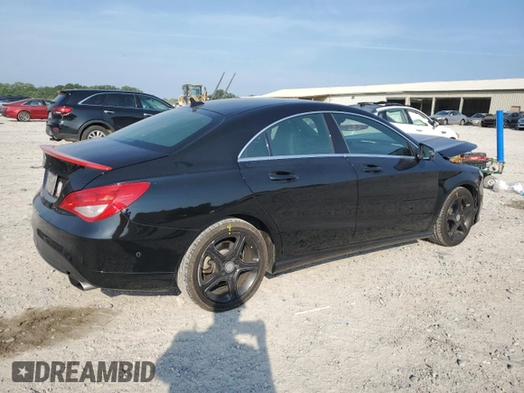 2014 Mercedes-Benz CLA 250 with VIN WDDSJ4EB7EN049199, listed as a Copart auction lot 62329275 with 188,065 mi miles and Salvage title. Bid and sale history available at DreamBid. Image 3.