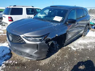 2024 Acura MDX w/A-Spec Package with VIN 5J8YE1H08RL015065, listed as a IAAI auction lot 41394599 with 25,461 mi miles. Bid and sale history available at carsss.com. Image 17.