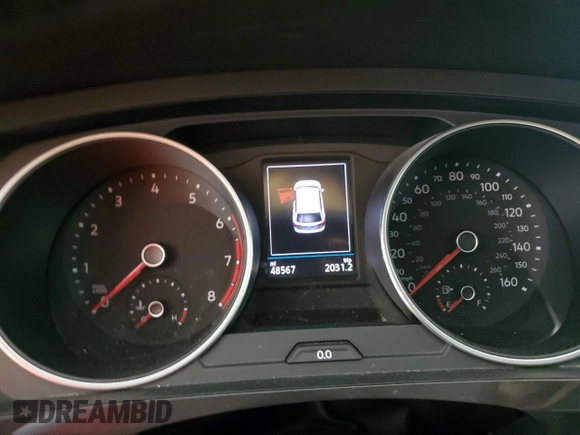 2019 Volkswagen Tiguan SE z VIN 3VV2B7AX9KM105600, wystawiony jako Copart lot #81955394 z przebiegiem 48 567 mil mil oraz Szkoda całkowita • Salvage title. Historia ofert i sprzedaży dostępna na DreamBid. Obrazek 9.