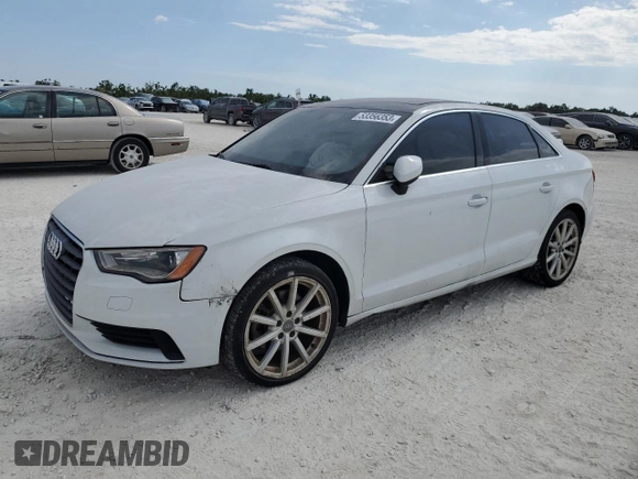 2015 Audi A3 1.8T Premium Plus with VIN WAUCCGFF6F1032217, listed as a Copart auction lot 53356353 with 88,349 mi miles. Bid and sale history available at carsss.com. Image 1.