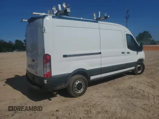 2021 Ford Transit Cargo with VIN 1FTBR1C86MKA01959, listed as a Copart auction lot 50876485 with 140,457 mi miles and Salvage Title. Bid and sale history available at DreamBid. Image 3.