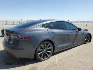 2016 Tesla Model S 90D with VIN 5YJSA1E22GF177120, listed as a Copart auction lot 51972885 with 73,441 mi miles and Salvage title. Bid and sale history available at DreamBid. Image 3.