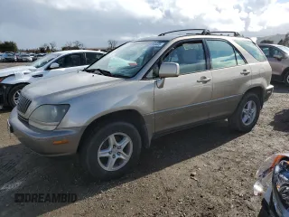 1999 Lexus RX 300 Luxury SUV with VIN JT6HF10U0X0037982, listed as a Copart auction lot 49180445 with 181,880 mi miles and Clean Title. Bid and sale history available at carsss.com. Image 1.