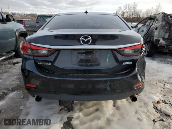 2016 Mazda Mazda6 i Touring with VIN JM1GJ1V55G1449264, listed as a Copart auction lot 88736185 with 91,560 mi miles and Salvage Title. Bid and sale history available at carsss.com. Image 6.