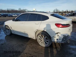 2021 BMW X4 M40i with VIN 5UX2V5C02M9E10918, listed as a Copart auction lot 42954645 with Not provided miles and Salvage title. Bid and sale history available at DreamBid. Image 2.