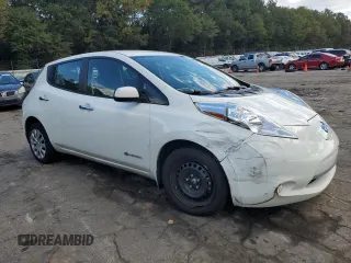 2015 Nissan LEAF SV with VIN 1N4AZ0CP9FC326217, listed as a Copart auction lot 73225843 with 49,163 mi miles. Bid and sale history available at carsss.com. Image 4.