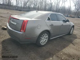 2012 Cadillac CTS Sedan Luxury with VIN 1G6DG5E51C0138233, listed as a Copart auction lot 51972045 with 165,021 mi miles and Salvage Title. Bid and sale history available at carsss.com. Image 3.