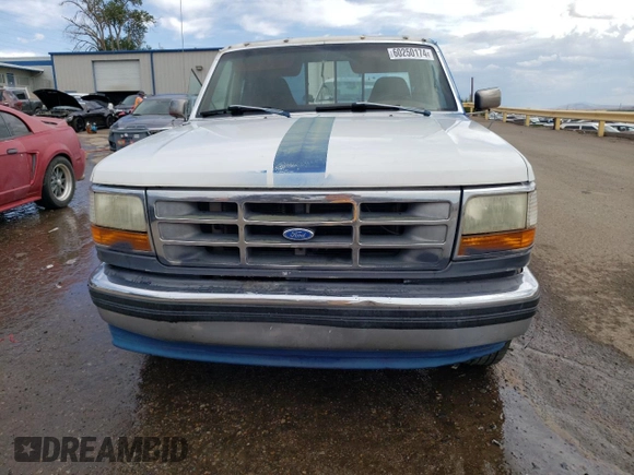 1995 Ford F-150 with VIN 1FTEX15HXSKA77214, listed as a Copart auction lot 60250174 with 0 mi miles and Salvage Title. Bid and sale history available at carsss.com. Image 5.