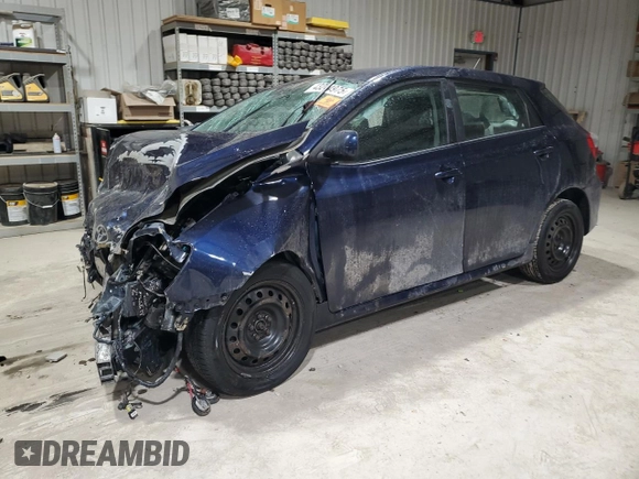 2009 Toyota Matrix with VIN 2T1KU40E89C089965, listed as a Copart auction lot 43244975 with 216,931 mi miles and Salvage Title. Bid and sale history available at DreamBid. Image 1.